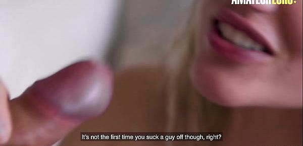  CASTING FRANCAIS - Vanessa Siera and Anthony Specter - Sexy Lesbian Babe Tries Her First Cock Ever